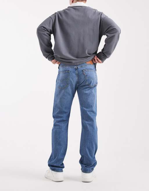 Levi's - 501 Original - Blå jeans med lige ben, 2 af 5