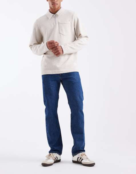 Levi's – 501 – Original – Blå, raka jeans - view 1