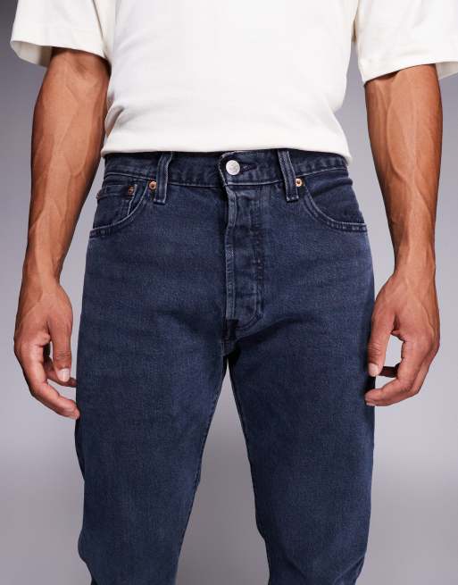 Levi's – 501 Original – Blåsvarta, tvättade och raka jeans, 5 av 5