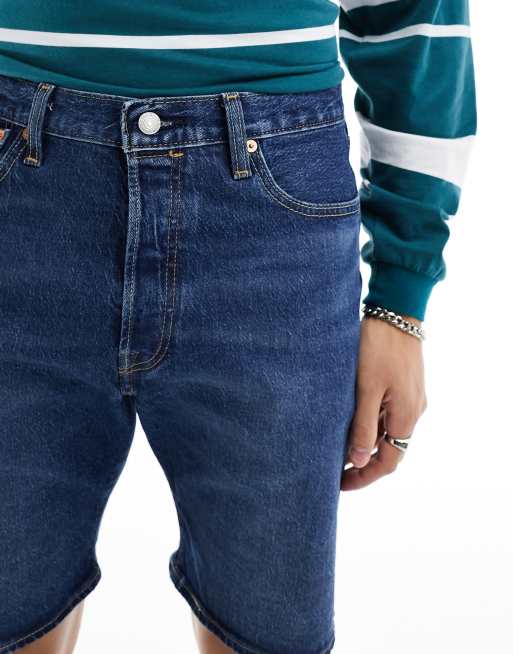 Levi's - 501 Original - Denimshorts i blå vask, 4 af 5