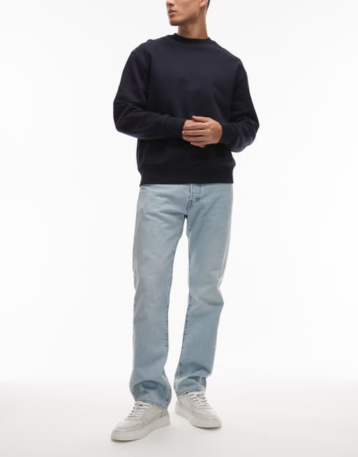 Levi's - 501 Original - Jean droit - Bleu délavé