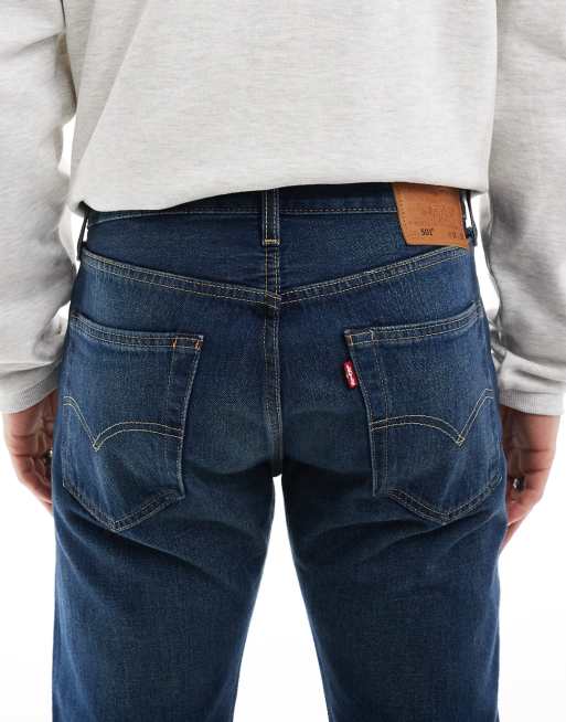 Jeans Levi's 501 Homme Taille W30/L32 - Coupe Droite Denim Bleu, Bouton, Occasion Très Bon état