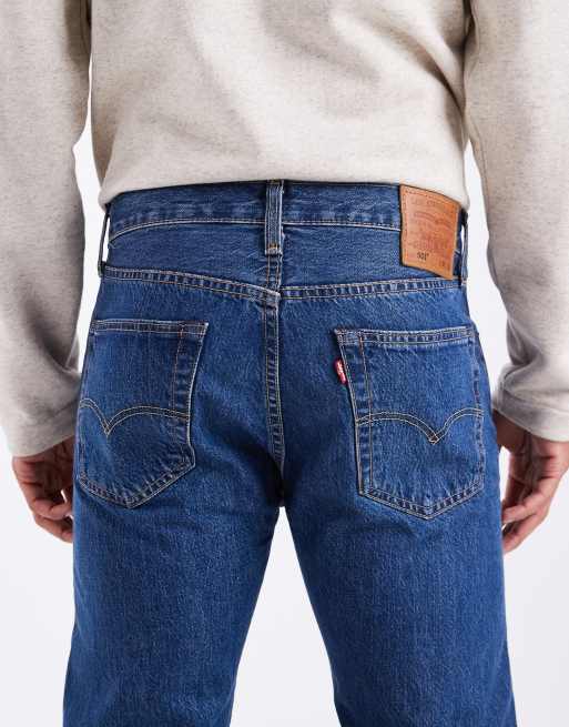 Levi's - 501 Original - Jean droit - Bleu, 4 de 5