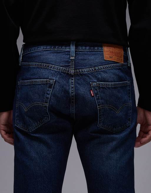Levi's - 501 Original - Jeans dritti lavaggio scuro, 4 di 5