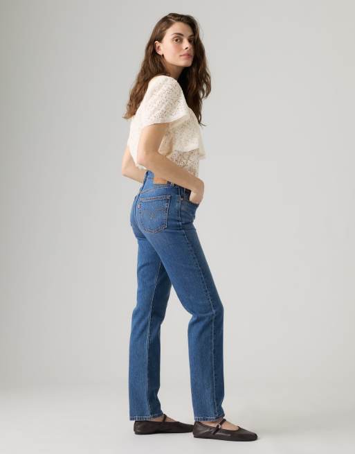 Levi's 501 original jeans in mid wash, 4 of 4