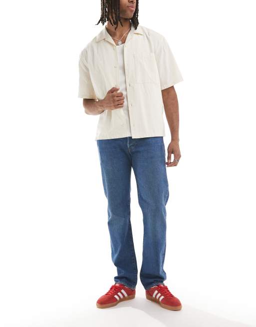 Levi's - 501 Original - Jeans med lige ben i mellemvask