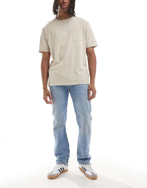 Levi's - 501 Original - Jeans met rechte pasvorm in lichte wassing - view 1