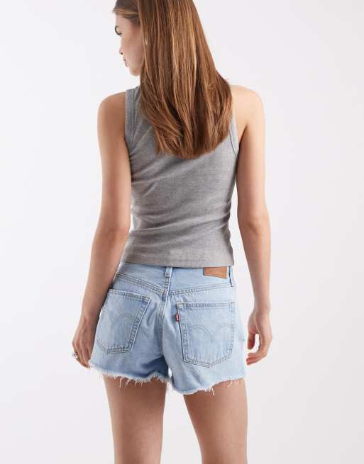 Levi's - 501 Original - Lyseblå denimshorts, 5 af 5