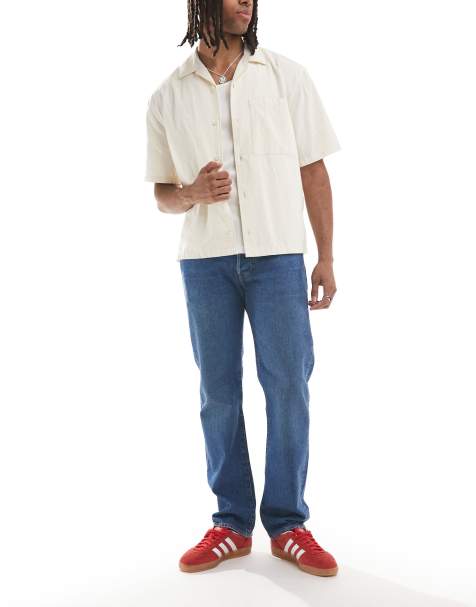 Levi's 501 Original – Mellanblå, tvättade och raka jeans - view 1