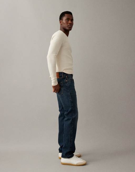 Levi's - 501 Original - Mørkeblå jeans med lige ben, 2 af 7