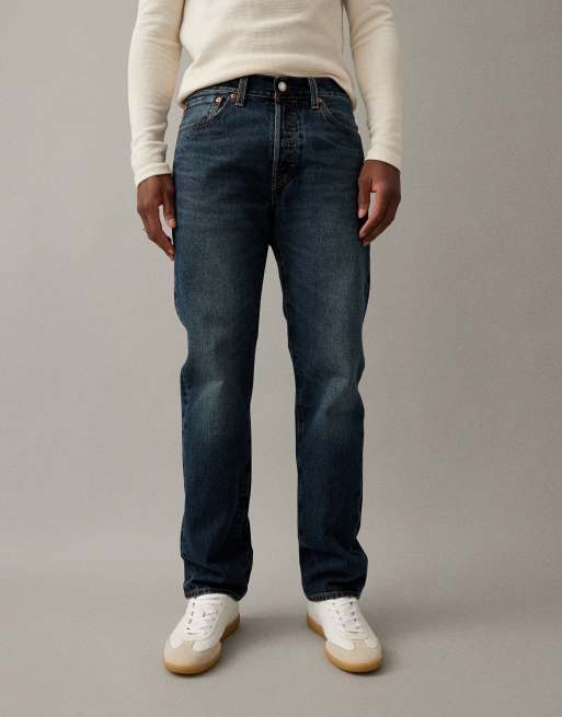 Levi's - 501 Original - Mørkeblå jeans med lige ben, 3 af 7