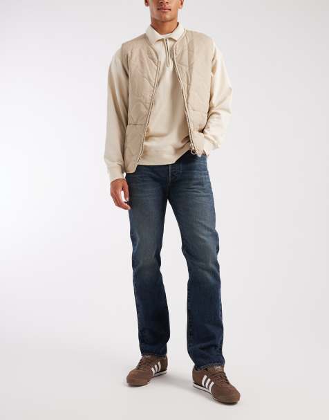 Levi's - 501 Original - Rechte jeans in donkere wassing - view 1