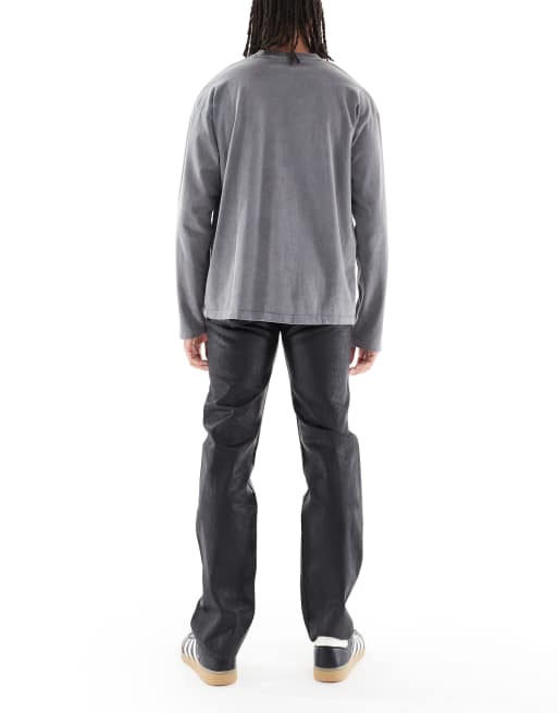 Levi's - 501 Original - Rechte jeans in zwart met coating, 3 van 5
