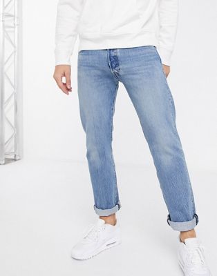 light blue regular fit jeans