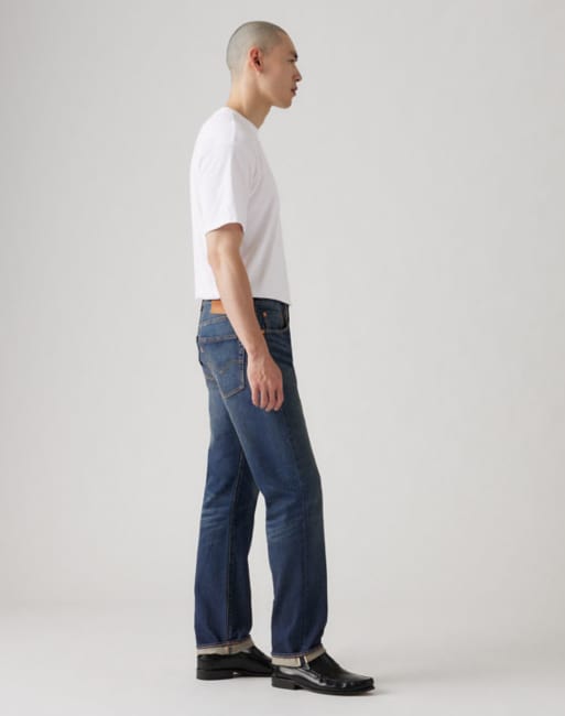 Levi's 501 original selvedge jeans in blue, 4 of 4