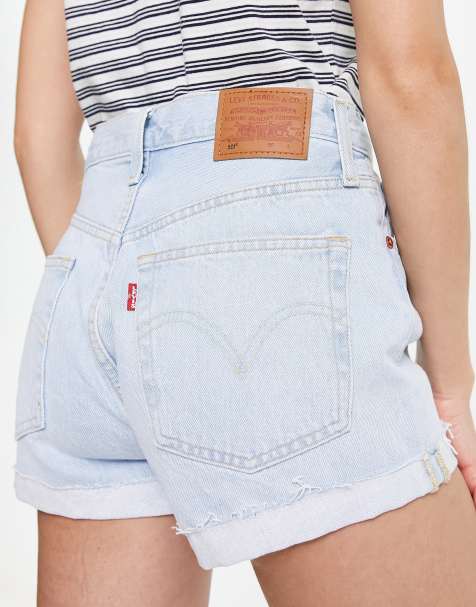 Levi's - 501 Original - Short in lichtblauw - view 1