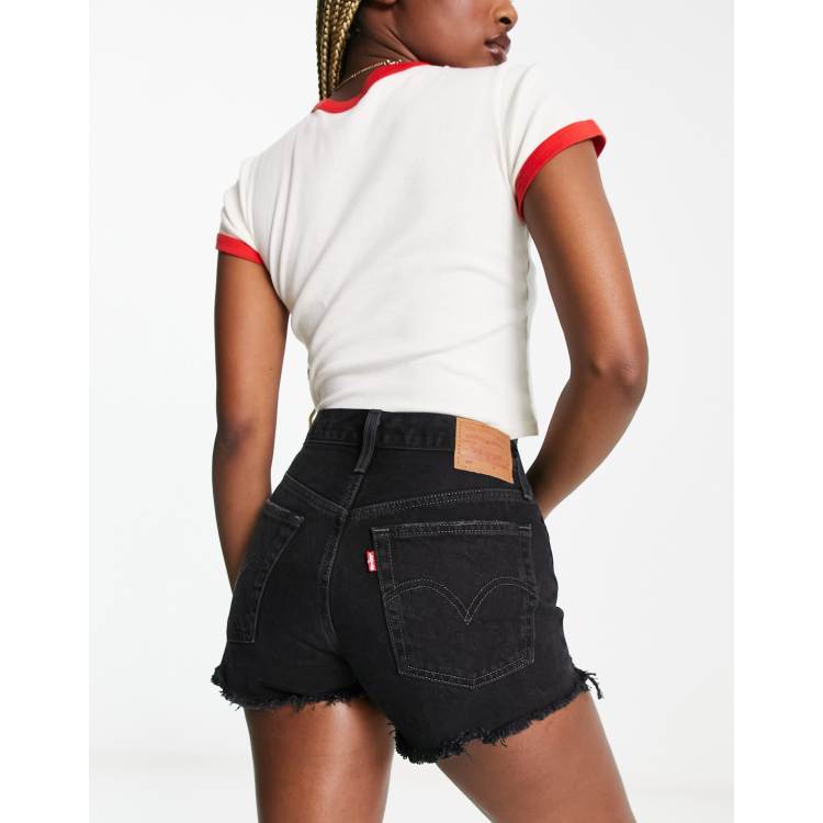 Black on sale levi's shorts