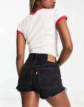 [Levi's] Levi's 501 original shorts in black W29 STOWAWAY