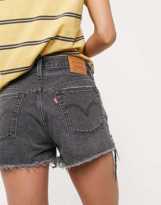 Levis black 501 on sale shorts