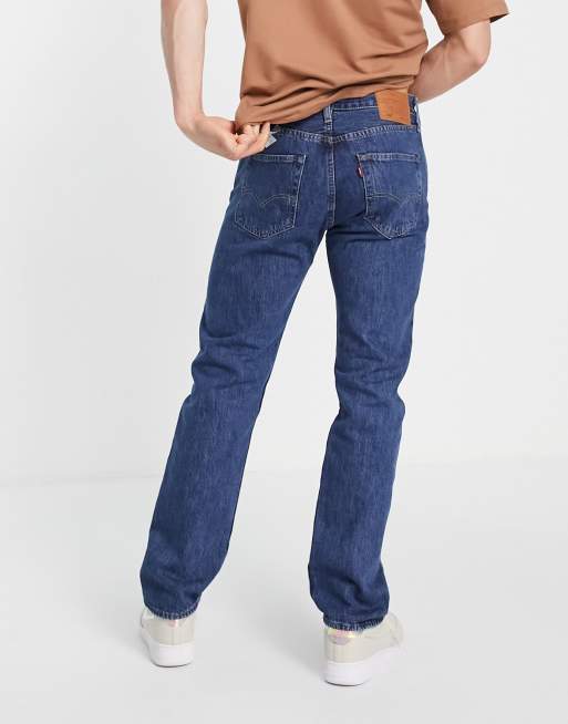 Levi s 501 original straight fit jeans in stonewash blue