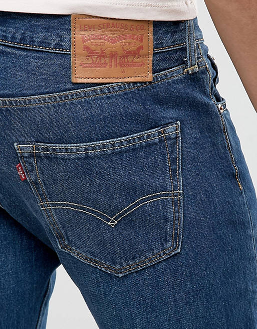 forsigtigt petroleum Afgang Levis 501 Original Straight Fit Jeans Subway Station Wash | ASOS