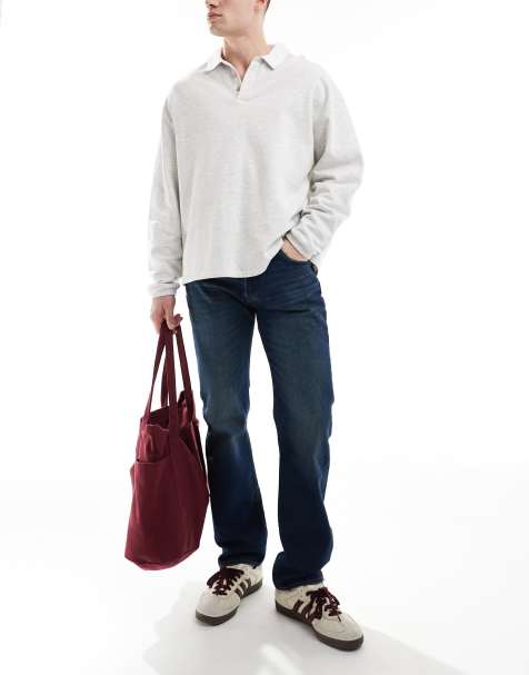 Levi's 501 original straight jeans in dark wash - view 1