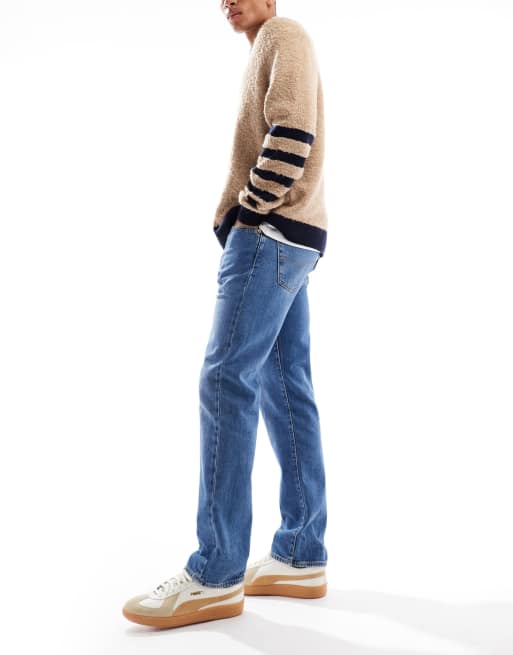 Levi's 501 – Original – Straight Jeans in mittelblauer Vintage-Waschung, 3 von 5