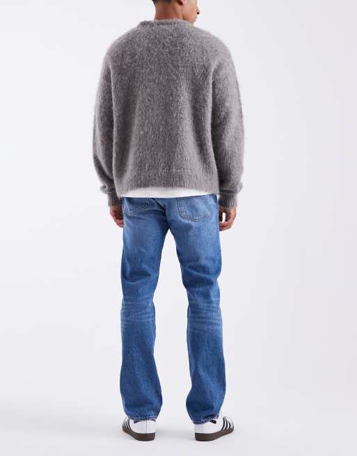 Levi's – 501 Original – Straight Jeans in mittelblauer Waschung, 2 von 5