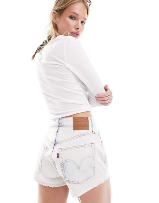 Levi's - 501 original - Super lyseblå denimshorts, 2 af 5