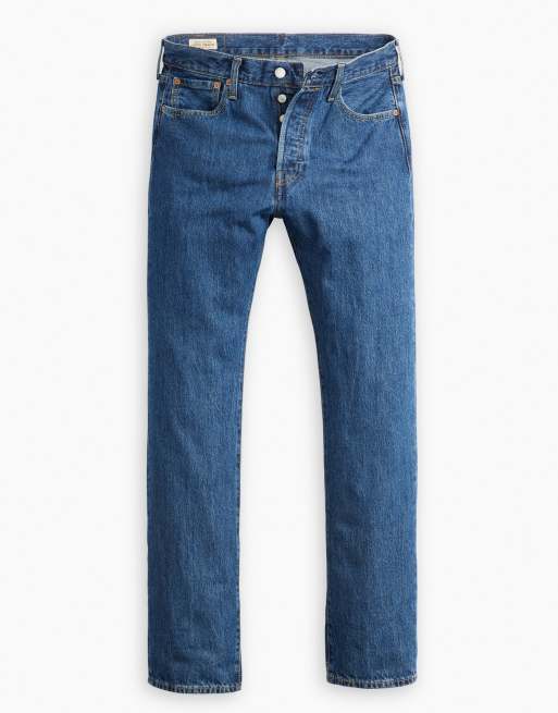 Fit Jeans Levi's 501 Tapered Boyfriend Jeans Levi's 501 Original Tapered  Fit Jeans In Blue ASOS