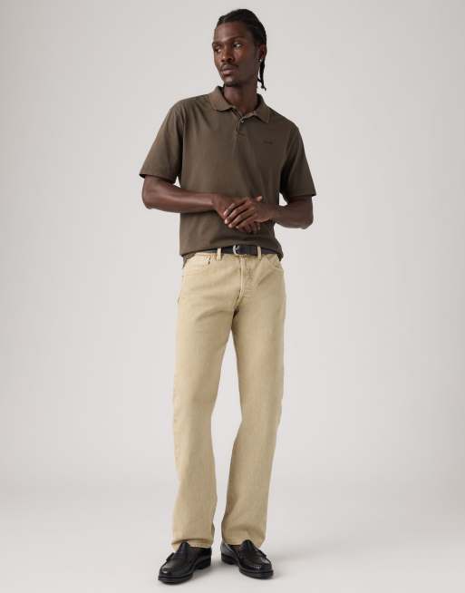 Levi's - 501 Original - Vaqueros beis de corte recto, 2 de 4