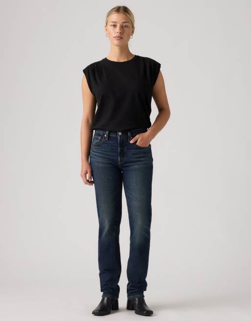 Levi's 501 originele jeans in donkerblauw, 2 van 4