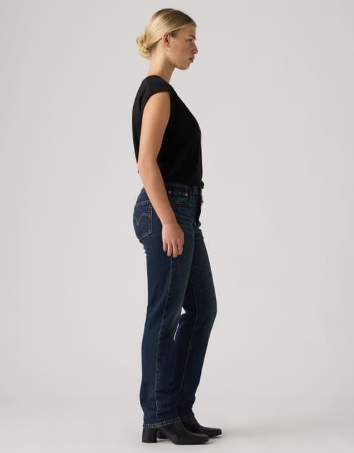 Levi's 501 originele jeans in donkerblauw, 4 van 4