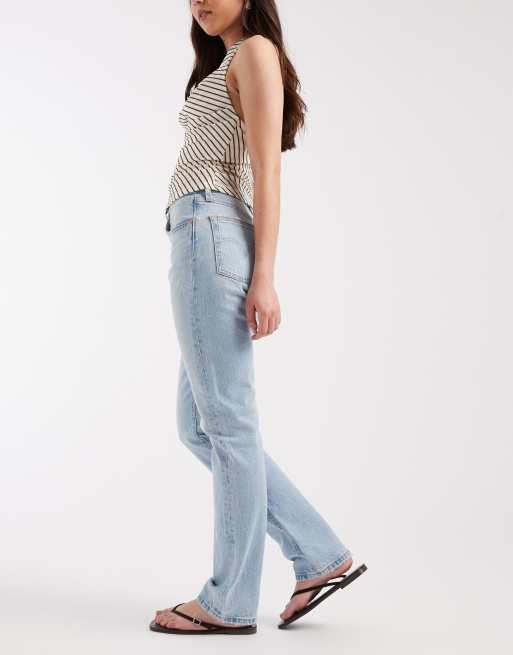 Levi's 501 raka jeans i ljusblått, 2 av 5