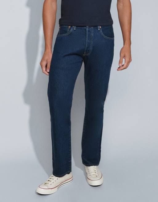 Levi's - 501 - Ruimvallende jeans in indigoblauw, 2 van 5