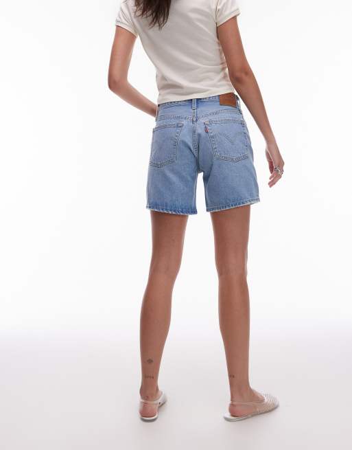 Levi's 501 - Short en jean longueur mi-cuisse à taille basse - Bleu moyen
