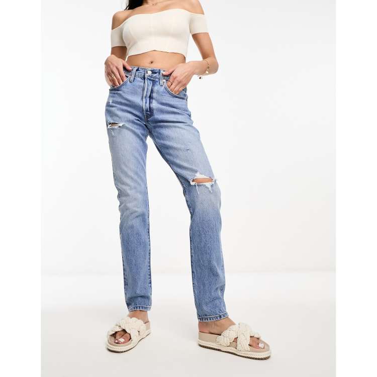 Levi's 501 Destruct Slim Jeans in Can't Touch This Women