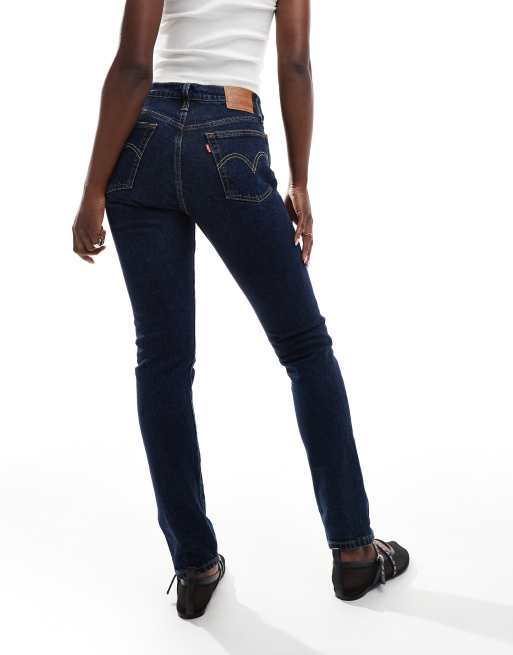 Levi's 501 skinny fit jeans in dark blue ASOS