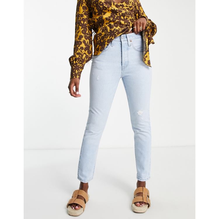 Levi's 501 skinny jean in light wash | ASOS