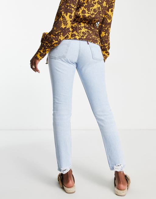 Levi's 501 skinny light on sale wash