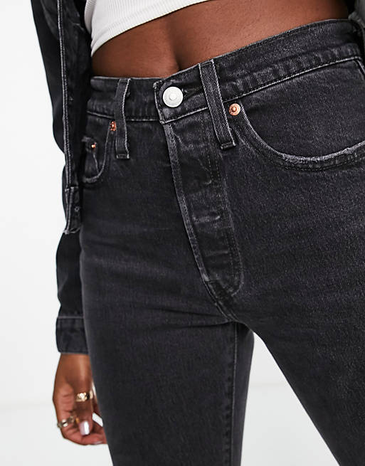 Levi's 501 skinny jean in wash black | ASOS