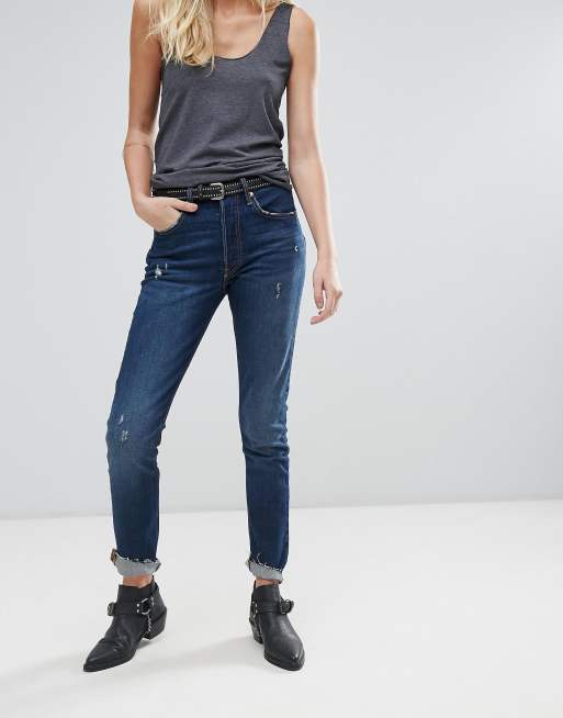 Levis 501 Skinny Jean with Raw Hem | ASOS