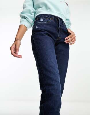 Levi's 501 Skinny Jeans In Dark Blue