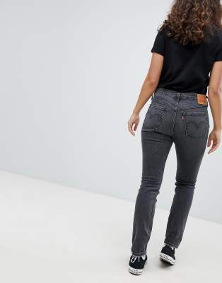 levi's 501 skinny womens black