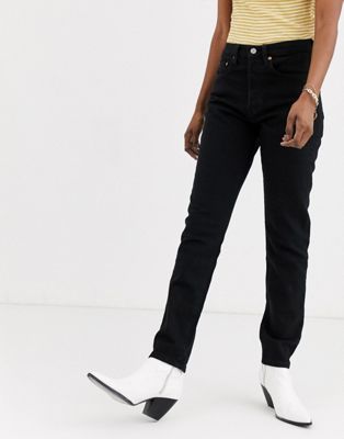 Levi's 501 - Skinny jeans in zwart