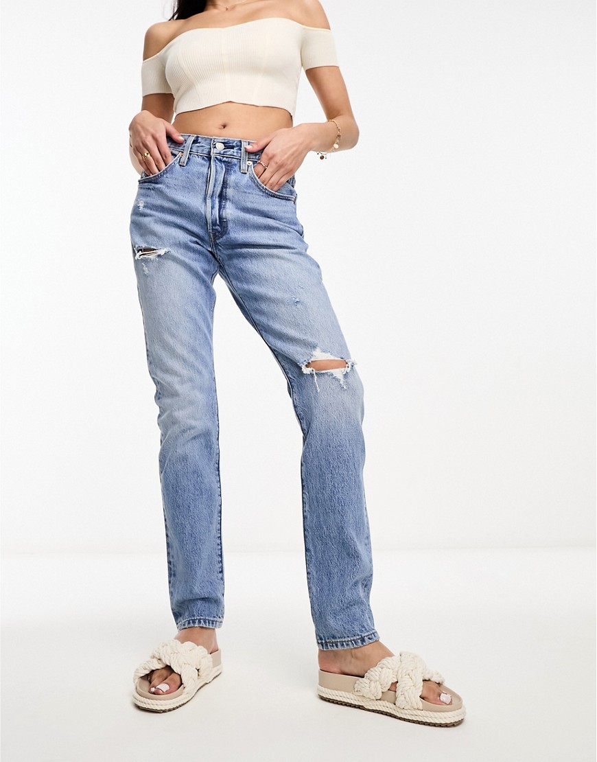 levi's - 501 - skinny-jeans-blå
