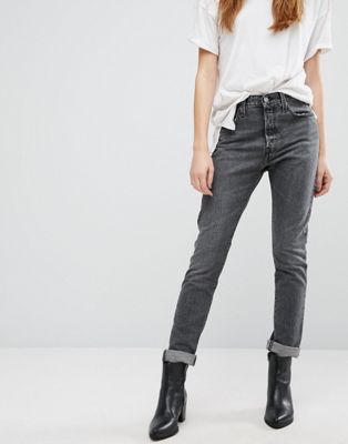 501 skinny black slate jeans