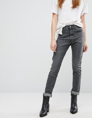 levi's 501 skinny washed black