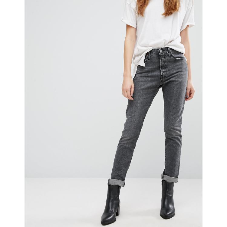 Levi's 501 skinny clearance coal black