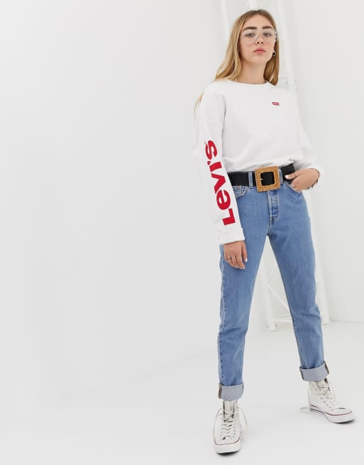 Levi's 501 cheap slim mom jeans